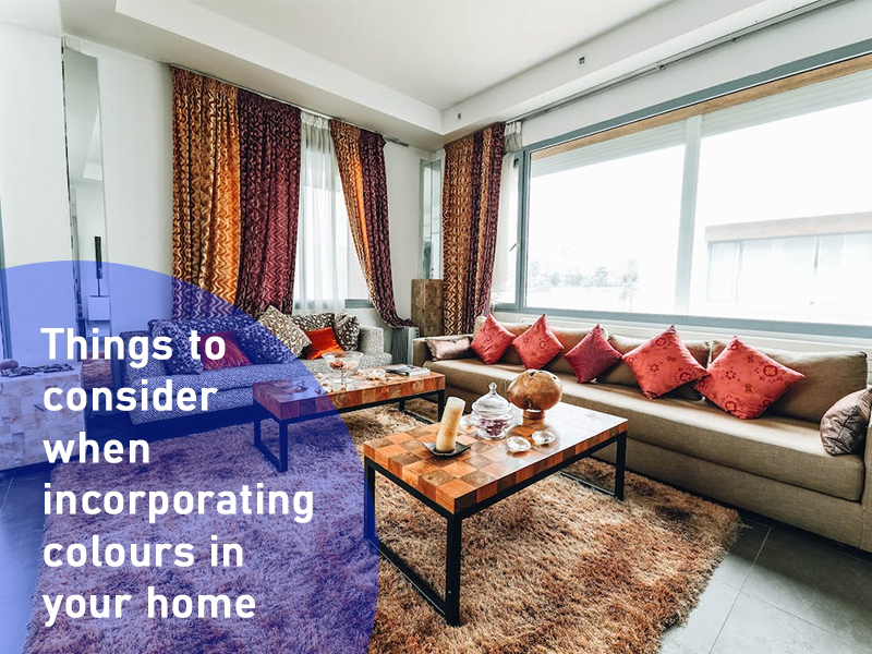 Things to consider when incorporating colours in your home